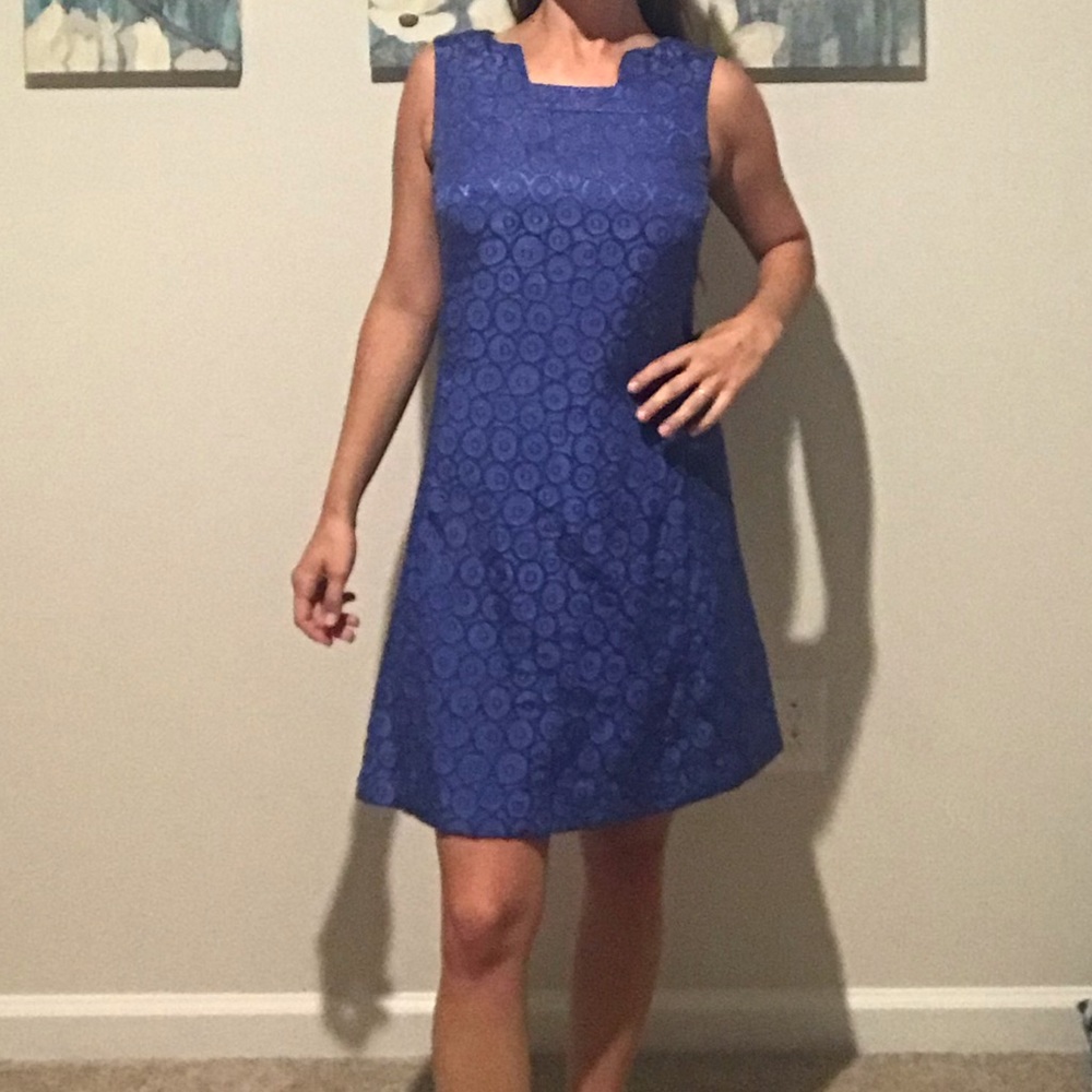 Nine West Blue Pocket Dress